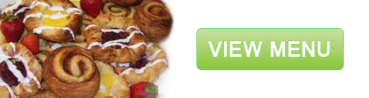 Gourmet freshly baked Danish pastry platter